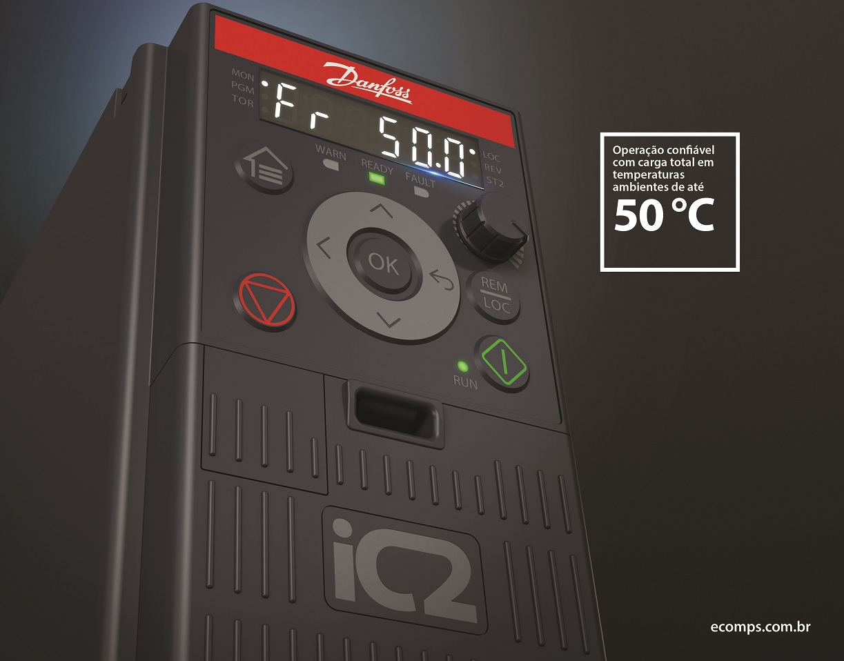 Chegou o Danfoss IC2 — a evolução do Micro Drive VLT FC 51